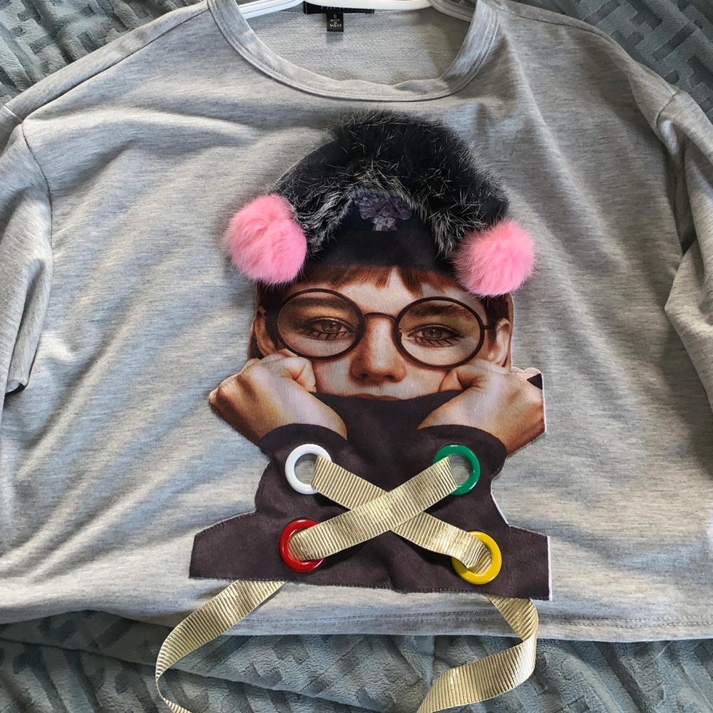 Charlotte Rouse Furry Shirt